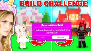 DISCONNECTING Build Challenge In Adopt Me Roblox [upl. by Aneele]