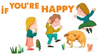 STEVE WARING  IF YOURE HAPPY  comptine en anglais pour enfant [upl. by Yttik]