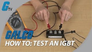 How to test an IGBT with a Multimeter [upl. by Arocat]