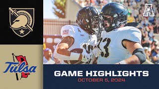 Game Highlights Army vs Tulsa October 5 2024 [upl. by Nan]