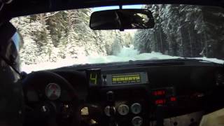 Rally Hadeland 2014 SS1 [upl. by Nwahsid278]