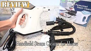 Handheld Steam Cleaner for Home Review  Amazing Steam Cleaner that Gets the Job Done [upl. by Komsa390]