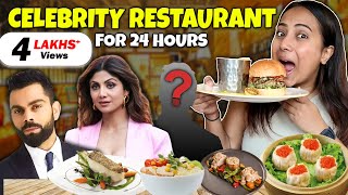 Eating at every Celebrity Restaurants for 24 Hours [upl. by Ogilvie]