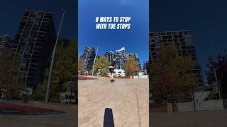 8 Ways to Stop with Toe Stops on Roller Skates  shorts [upl. by Yuzik]