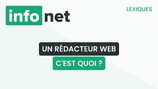 Un rédacteur web cest quoi  définition aide lexique tuto explication [upl. by Stephan770]