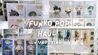 Funko Pop Haul Unboxing  How I Display My Funko  Funko Protectors  Newbie Collector [upl. by Farron552]