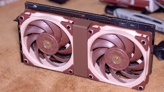 Graphics Card  Deshroud Mod EVGA FTW3 RTX 3070 3080 3090  Noctua Fans Part 1 [upl. by Idurt]