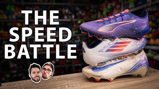 The BIG speed boot battle  F50 vs Ultra vs Vapor [upl. by Sine]