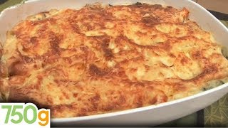 Lasagnes au saumon et aux épinards  750g [upl. by Duquette406]