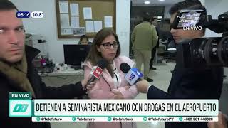 Detienen a seminarista mexicano con drogas en el aeropuerto [upl. by Maxine]