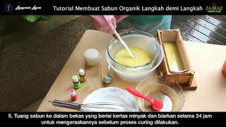 TUTORIAL CARA MEMBUAT SABUN ORGANIK [upl. by Irtimid127]