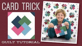 Make a quotCard Trickquot Quilt with Jenny [upl. by Kentigera]