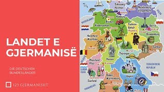 Kuriozitete mbi Gjermaninë  Landet e Gjermanisë  Die deutschen Bundesländer [upl. by Oirevas646]