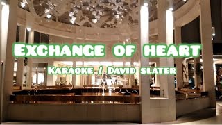 Exchange of Heart Karaoke David Slater [upl. by Given598]