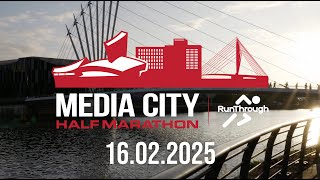 Media City Half Marathon  16th February 2025 [upl. by Lory197]