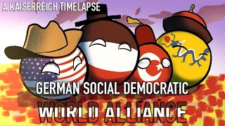 Hoi4 Kaiserreich Timelapse  German Social Democratic World Alliance [upl. by Matejka]