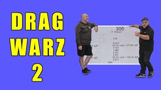 DRAG WARZ 2  Martin amp Big Paul are back RA SE02 EP01 tesla holden commodore [upl. by Zennas894]