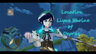 Liyue Shrine of Depths Location  Genshin Impact [upl. by Waltner]