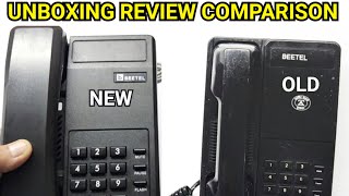 Beetel B11  Corded Landline Phone  Telephone  Comparison with Old Beetel B11  Beetel Telephone [upl. by Avenej]