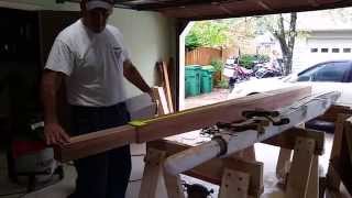 Shaping the Bowsprit for a Hans Christian 33 Sailboat [upl. by Ariik865]