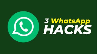 3 WhatsApp HACKS Tips amp Tricks [upl. by Peery514]