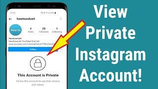 Is it Possible To View Private Instagram Account Without Following Them  Howtosolveit [upl. by Kcirre]