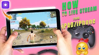 How To Live Stream From iPad or iPhone on YouTube🔥 Best PUBG Gaming Streaming App for iPhone [upl. by Enileme]