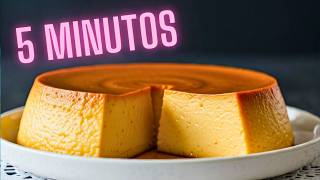 FLAN de QUESO 🍮 SIN HORNO en 5 MINUTOS 😍 [upl. by Grazia]