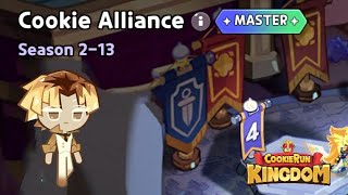 Cookie Alliance Season 213 Master Mode Guide  Cookie Run Kingdom [upl. by Zilada]