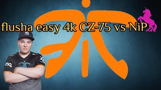 Flusha easy 4K CZ75 vs NiP  Dreamhack Summer 2015 [upl. by Vasti812]