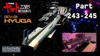 Hachette JP Space Combat Carrier Hyuga Part 243  245  Die Fertigstellung der Hyuga [upl. by Toffic]