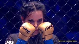 Linkiewicz vs GodlewskaEsmeralda FAME MMA 3 CAŁA WALKA HIT  HD [upl. by Miharba444]