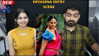 DEVASENA ENTRY SCENE REACTION  Bahubali 2  The Conclusion  AUSTRALIAN Reaction and Review 2020 [upl. by Eedia504]