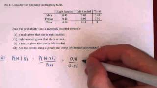 Conditional Probability  Example 1 [upl. by Yenffit]