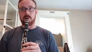 Lightly Row Part B 27  Sound Innovations  Clarinet [upl. by Etnoek]