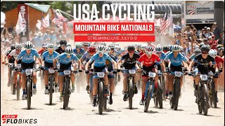 Watch Live on FloBikes 2023 USA Cycling CrossCountry Mountain Bike National Championships [upl. by Knighton]