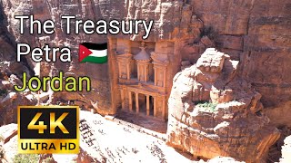 The Amazing Treasury of Petra  Jordan  4K [upl. by Sakovich]