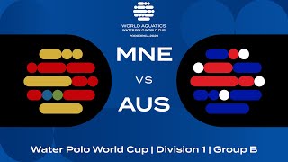 LIVE  Montenegro vs Australia  Water Polo World Cup 2023  Group B [upl. by Lednyk]