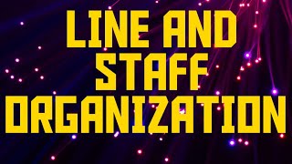 Line  Staff Organizational Structure Differences Line amp LineStaff  Functions of Management [upl. by Adrahs963]