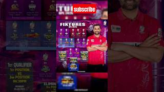 BPL 2025 Fixture  bpl 2025  Fortune Barisal bpl bangladespremierleague BdcrictimeVideos yt [upl. by Jorgensen]