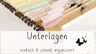 Unterlagen sortieren  Die Ordnungsfee [upl. by Cuttler]