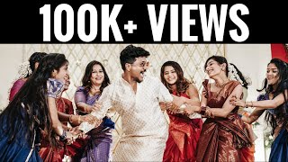 Kerala Wedding Dance Mashup  Chekkan Veedu Special  Groom on fire  VRINDHARJUN  AthulSruthiMrg [upl. by Annonyw]