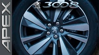 PEUGEOT 3008 SUV GT Line  STABILITY ESP  SUSPENSION TEST 2017 [upl. by Beitris]