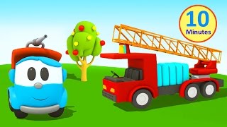 Cartoni Animati per bambini  Compilation di Leo il Camion Curioso Coloriamo insieme [upl. by Cannell]