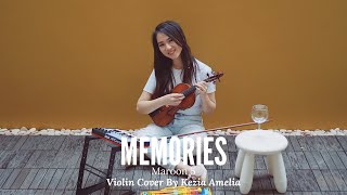 Memories  Maroon 5 and Canon in D MASH UP Violin Cover by Kezia Amelia [upl. by Etteloiv]