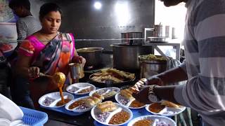 A Pav Bhaji Making Master shows us his Indian Street Food Recipe at quotKanaiya Paubhaji Centrequot Kadod [upl. by Ardith]