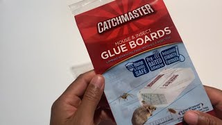 Catchmaster Mouse Trap amp Insect Glue Boards UNBOXING [upl. by Killy]