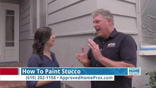 How to Paint Stucco [upl. by Nnyrat]