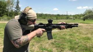 Knights Armament Sr16 Slow Motion [upl. by Nonahs]