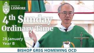 Catholic Mass Today Fourth Sunday Ordinary Time 28 Jan 2024 Bishop Greg Homeming Lismore Australia [upl. by Yaras769]